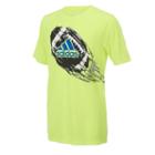 Boys 8-20 Adidas Football Climalite Tee, Size: Small, Brt Yellow