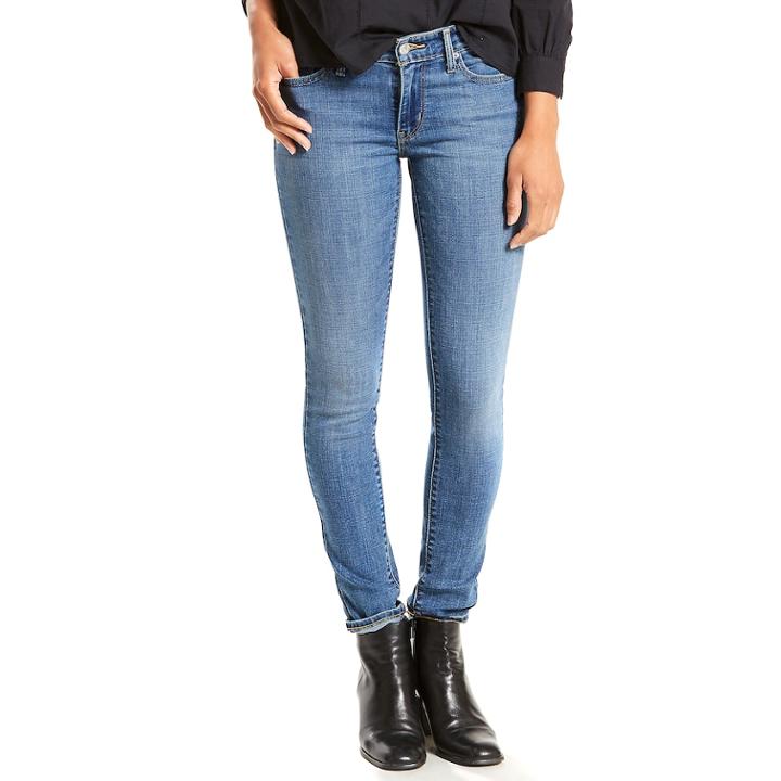 Women's Levi's&reg; 711 Skinny Jeans, Size: 28(us 6)m, Med Blue