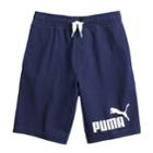 Boys 8-20 Puma Logo Shorts, Size: Small, Blue