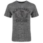 Men's Old Time Hockey Chicago Blackhawks Granite Tee, Size: Large, Grey