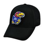 Adult Top Of The World Kansas Jayhawks One-fit Cap, Men's, Black
