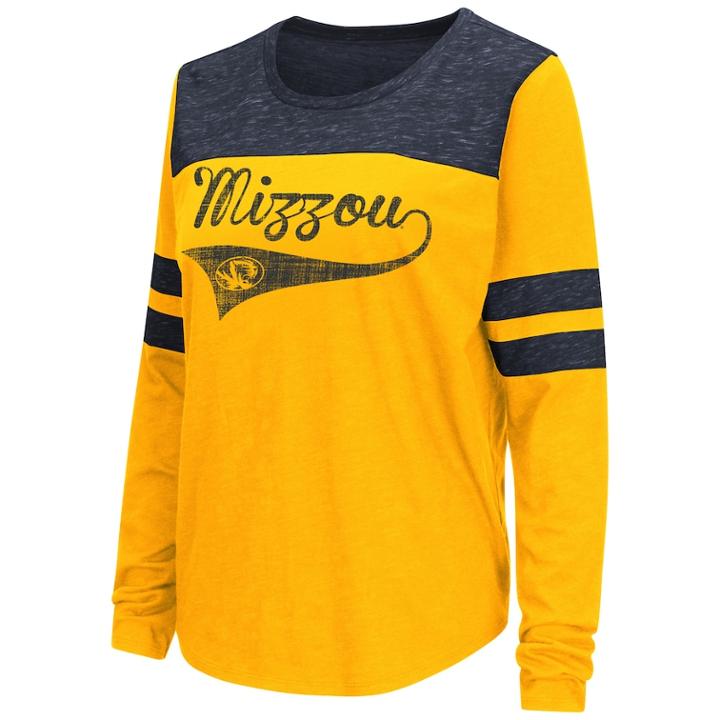 Women's Missouri Tigers My Way Tee, Size: Large, Gold