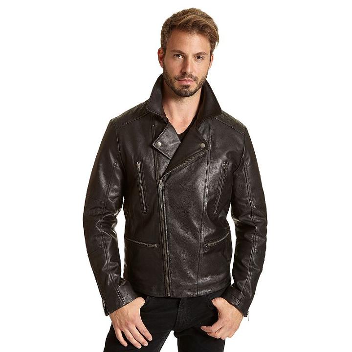 Men's Excelled Leather Moto Jacket, Size: Xxl, Black