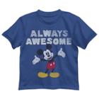 Disney's Mickey Mouse Boys 4-7 Always Awesome Graphic Tee, Size: 5/6, Turquoise/blue (turq/aqua)
