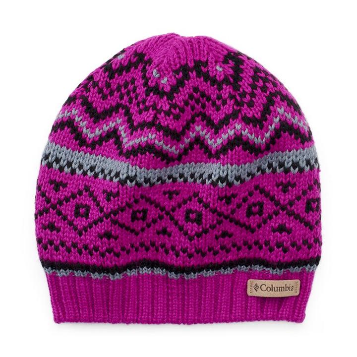 Women's Columbia White Pine Beanie, Lt Purple