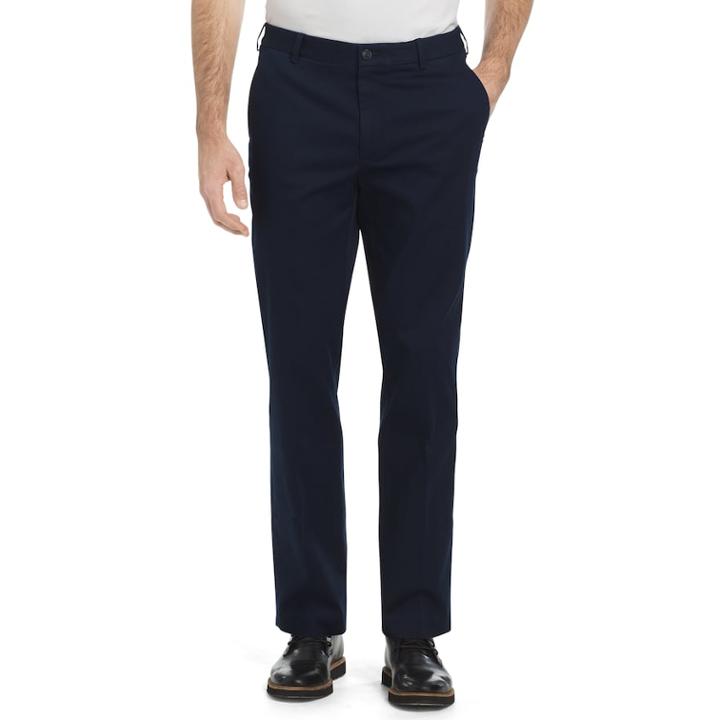 Men's Van Heusen Air Chino Straight-fit Dress Pants, Size: 34x29, Blue