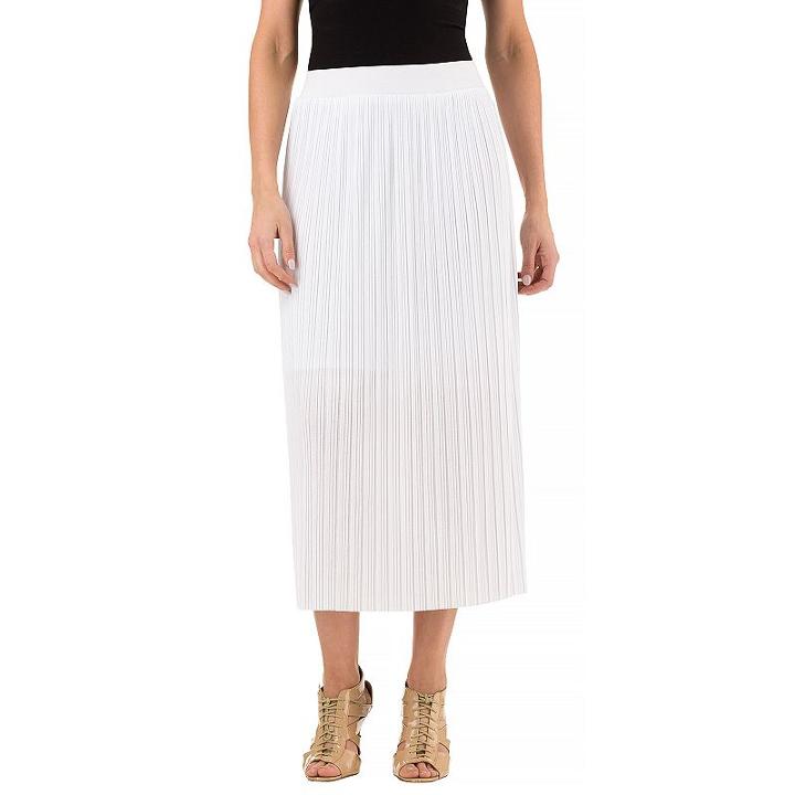 Women's Haggar Gauze Maxi Skirt, Size: Medium, White Oth