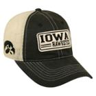 Adult Top Of The World Iowa Hawkeyes Patches Adjustable Cap, Black