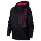 Boys 8-20 Nike Therma Full-zip Hoodie, Size: Medium, Grey (charcoal)
