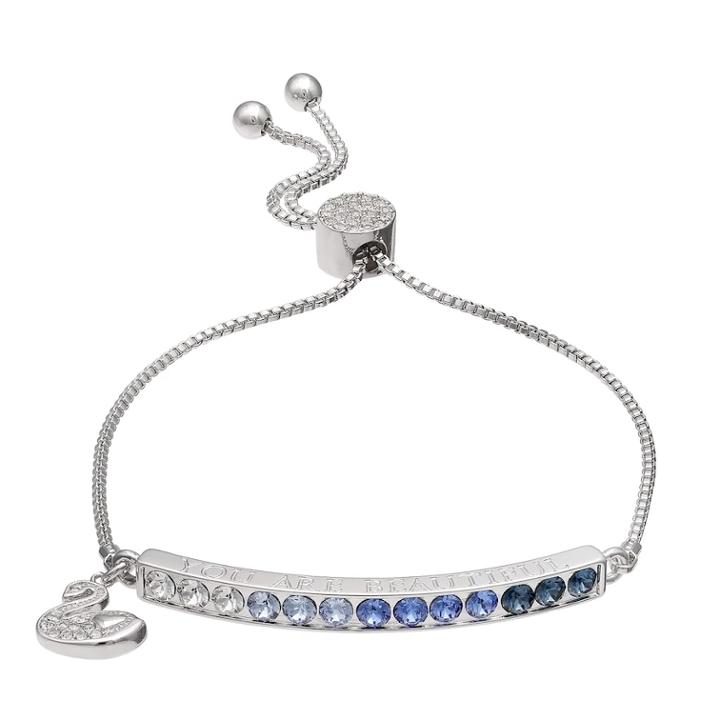 Brilliance You Are Beautiful Adjustable Bracelet With Swarovski Crystals, Women's, Multicolor