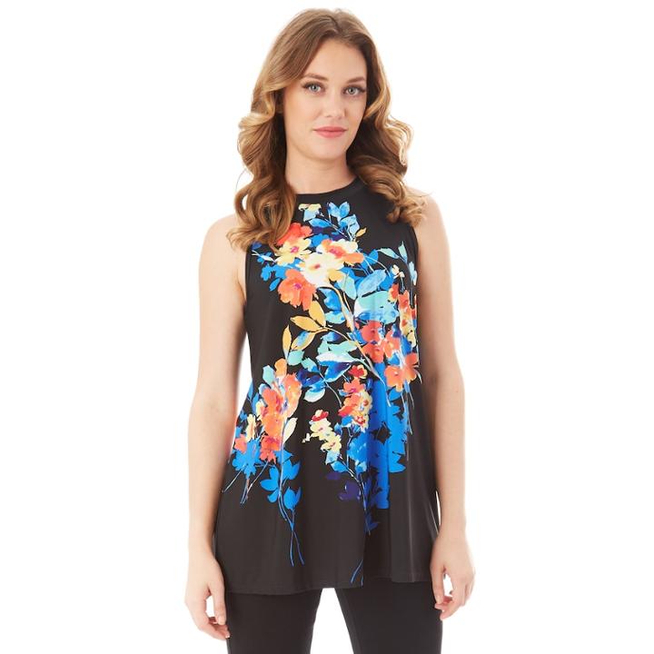 Women's Apt. 9&reg; Printed Swing Tank, Size: Large, Multi Floral