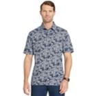 Men's Van Heusen Classic-fit Air Self-collar Performance Polo, Size: Large, Blue