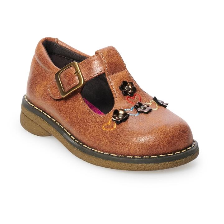 Rachel Shoes Francesca Toddler Girls' Shoes, Size: 10 T, Red/coppr (rust/coppr)