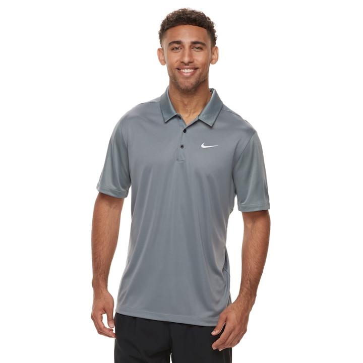 Men's Nike Performance Polo, Size: Large, Grey