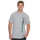 Men's Under Armour Charged-cotton Performance Golf Tee, Size: Large, Med Grey