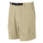 Men's Croft & Barrow&reg; Outdoor Belted Cargo Stretch Shorts, Size: 38, Med Beige