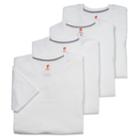 Men's Hanes Ultimate 4-pack Slim-fit Comfortblend Tees, Size: Small, White