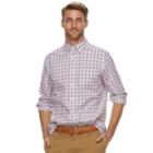 Men's Sonoma Goods For Life&trade; Slim-fit Poplin Stretch Button-down Shirt, Size: Xl, Pink