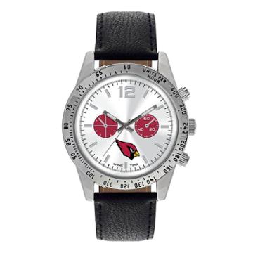 Game Time, Men's Arizona Cardinals Letterman Watch, Black