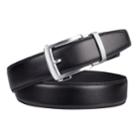 Big & Tall Exact Fit Belt - Extended Size, Men's, Size: 56, Black
