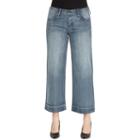 Women's Seven7 Wide-leg Crop Jeans, Size: 4, Light Blue