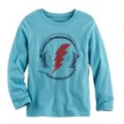 Boys 4-10 Jumping Beans&reg; Long Sleeve Softest Graphic Tee, Size: 5, Turquoise/blue (turq/aqua)