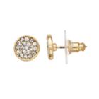 Lc Lauren Conrad Nickel Free Simulated Crystal Pave Stud Earrings, Women's, Gold
