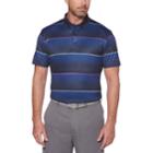 Men's Grand Slam On Course Regular-fit Americana Striped Performance Golf Polo, Size: Xl, Blue (navy)