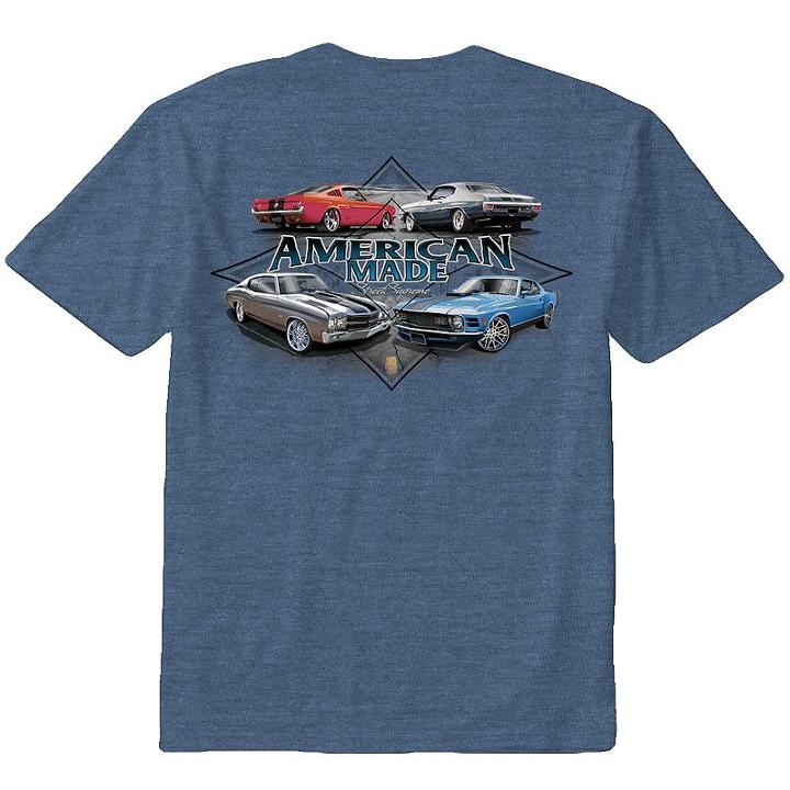 Men's Newport Blue American Made Street Supreme Tee, Size: Xl, Blue Other