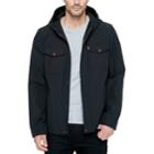 Men's Levi's&reg; Arctic Cloth Hooded Rain Jacket, Size: Xxl, Black