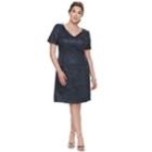 Plus Size Maya Brooke Embroidered Sequin Dress, Women's, Size: 16 W, Blue (navy)