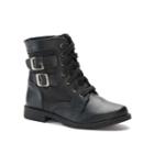 Rachel Shoes Arlington Girls' Combat Boots, Size: 13, Black