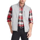Men's Chaps Regular-fit Sweater Fleece Vest, Size: Large, Grey