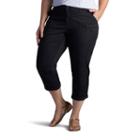 Plus Size Lee Presley Crop Cargo Pants, Women's, Size: 25 - Regular, Black