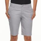 Women's Croft & Barrow&reg; Twill Bermuda Shorts, Size: 16 Avg/reg, Grey