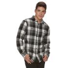 Men's Urban Pipeline&reg; Plaid Flannel Shirt, Size: Xl, Dark Grey