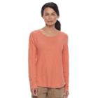 Petite Sonoma Goods For Life&trade; Essential Crewneck Tee, Women's, Size: M Petite, Med Orange