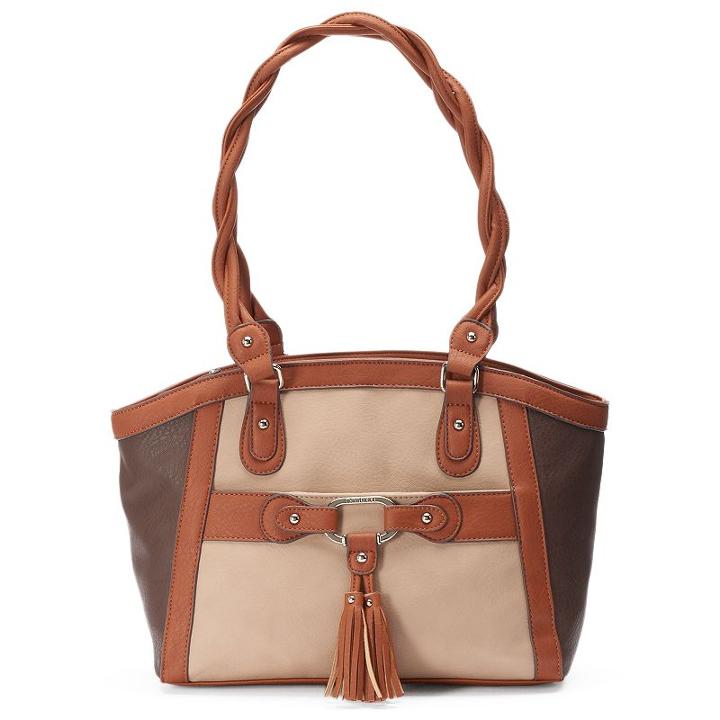 Rosetti Sass N' Tass Buckle Satchel, Women's, Lt Brown