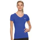 Women's Nike Cool Victory Dri-fit Base Layer Tee, Size: Small, Blue Other