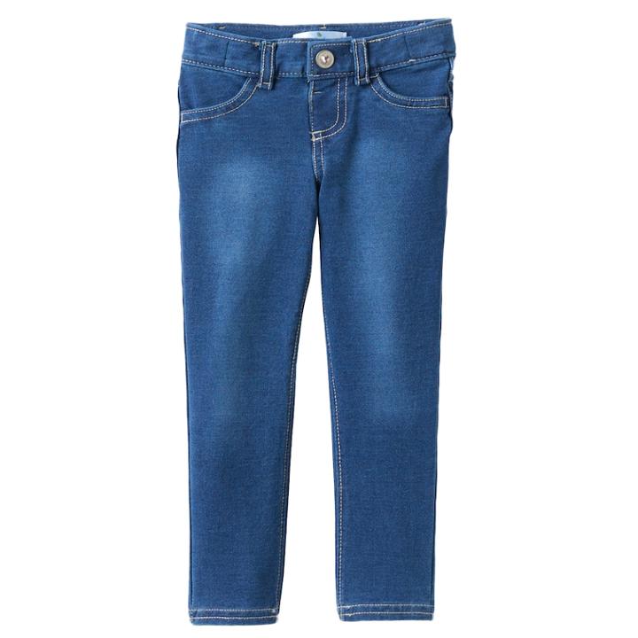 Toddler Girl Jumping Beans&reg; Skinny Fit Jeggings, Size: 3t, Dark Blue