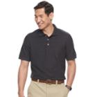 Men's Croft & Barrow&reg; Pique Performance Polo, Size: Xl, Dark Grey