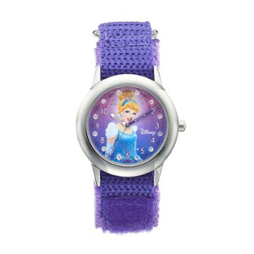 Disney's Cinderella Kids' Time Teacher Watch, Girl's, Purple
