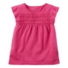 Girls 4-8 Carter's Smocked Top, Size: 6x, Pink