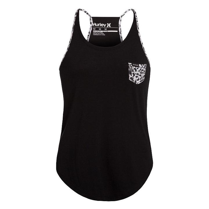 Girls 7-16 Hurley Jessie Tank Top, Girl's, Size: Small, Black