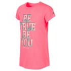 Girls 7-16 New Balance Graphic Tee, Size: 14, Med Orange