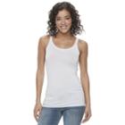 Juniors' So&reg; Lace Trim Camisole, Girl's, Size: Large, White