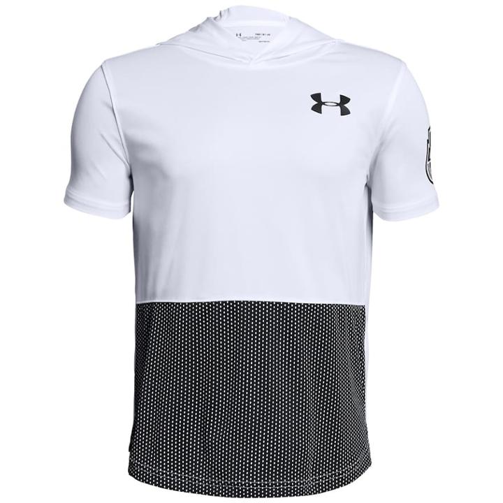 Boys 8-20 Under Armour Baseline Hooded Tee, Size: Medium, White
