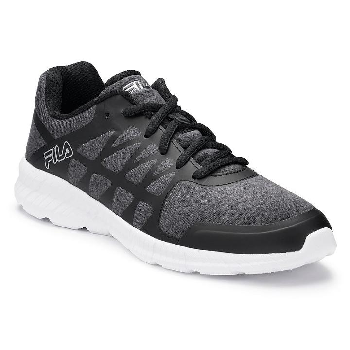 Fila&reg; Memory Finity Heathered Women's Running Shoes, Size: 6.5, Grey (charcoal)
