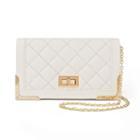 Lenore By La Regale Quilted Crossbody Bag, Women's, White
