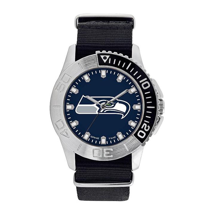 Men's Game Time Seattle Seahawks Starter Watch, Black